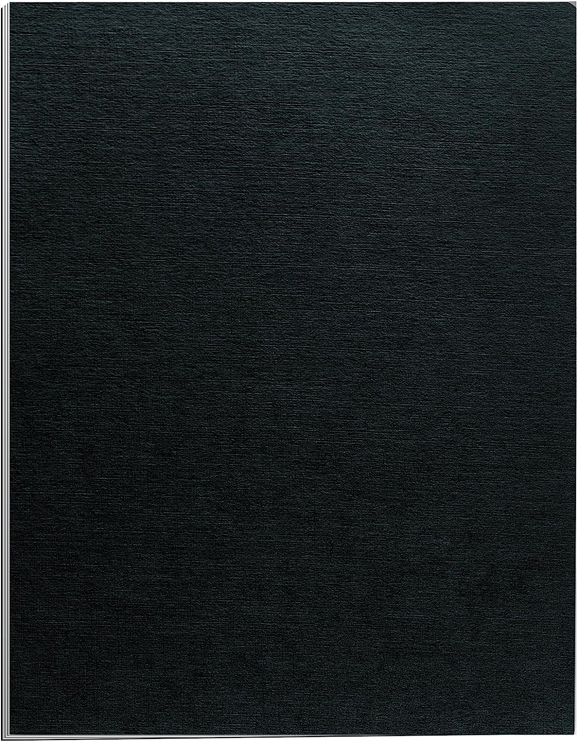 Fellowes Binding Linen Presentation Covers, Letter, Black, 200 Pack (5217001), Black Linen - Image 4